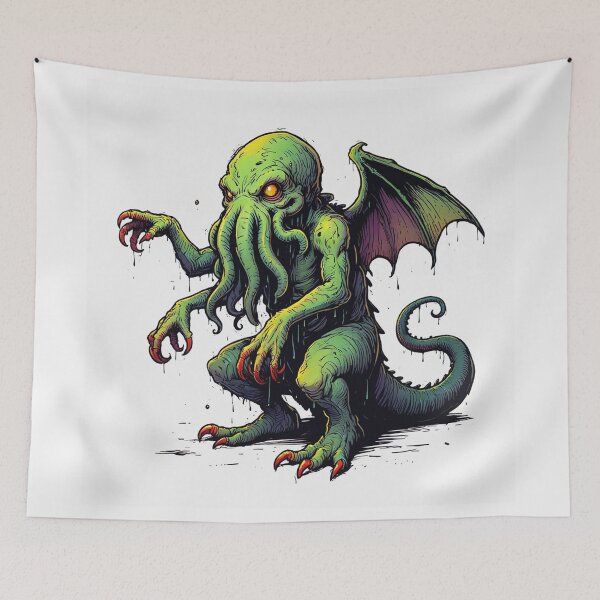 Item preview,  Lord Cthulhu lovecraftian God  designed and sold by Vintage Designs +.