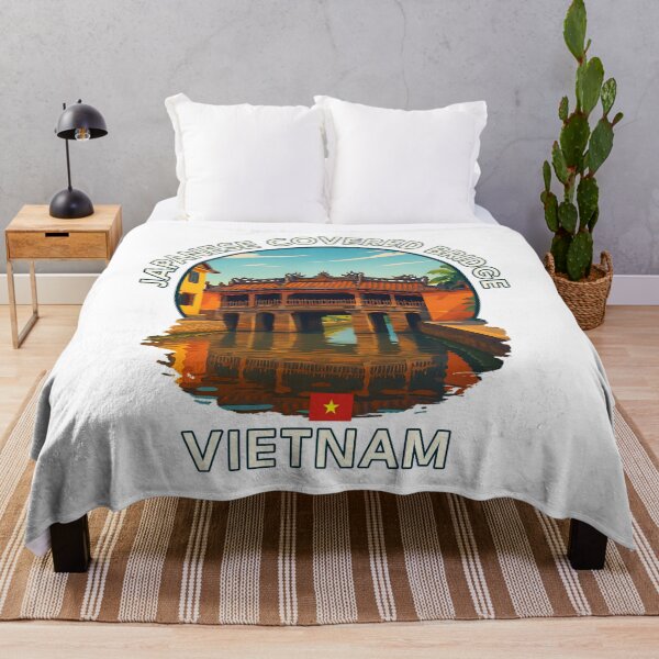 Item preview, Japanese Covered Bridge Hoi An Vietnam - Iconic Asia Landmark Travel vacation destination souvenir art designed and sold by inkNext.