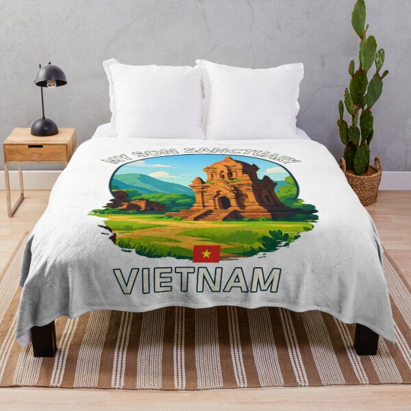 Item preview, My Son Sanctuary Quang Nam Vietnam - Iconic Asia Landmark Travel vacation destination souvenir art designed and sold by inkNext.
