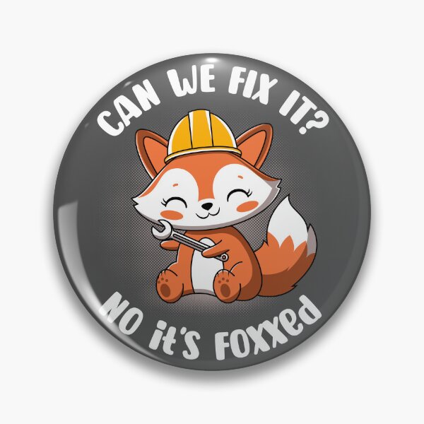 Item preview, Can we fix it fox - Kawaii Cute Fox DIY Broken designed and sold by therocketman.