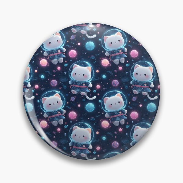 Item preview, Whimsical Space Cat Floating Among Planets designed and sold by Bambooartist.