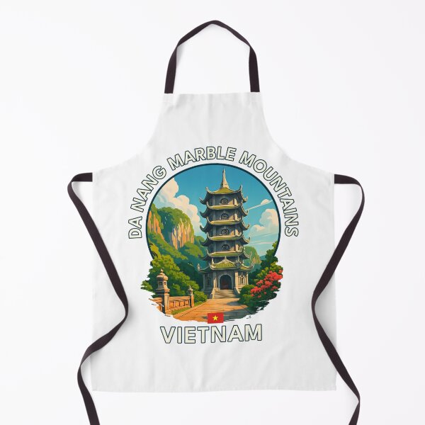 Item preview, Da Nang Marble Mountains Da Nang - Vietnam - Iconic Asia Landmark Travel vacation destination souvenir art  designed and sold by inkNext.