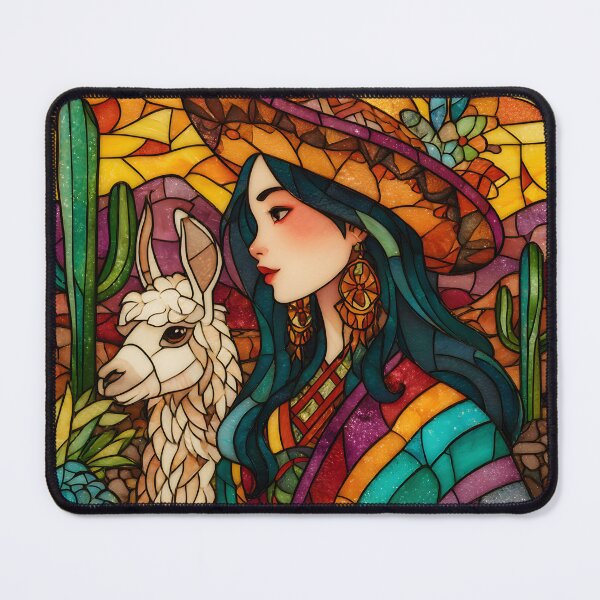 Item preview, Serene Floral Portrait with Whimsical Colors designed and sold by Artessie.