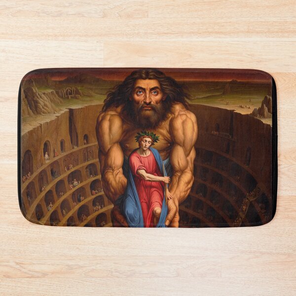 Item preview,  Painting depicting Dante's Inferno the Divine Comedy medieval art designed and sold by Vintage Designs +.