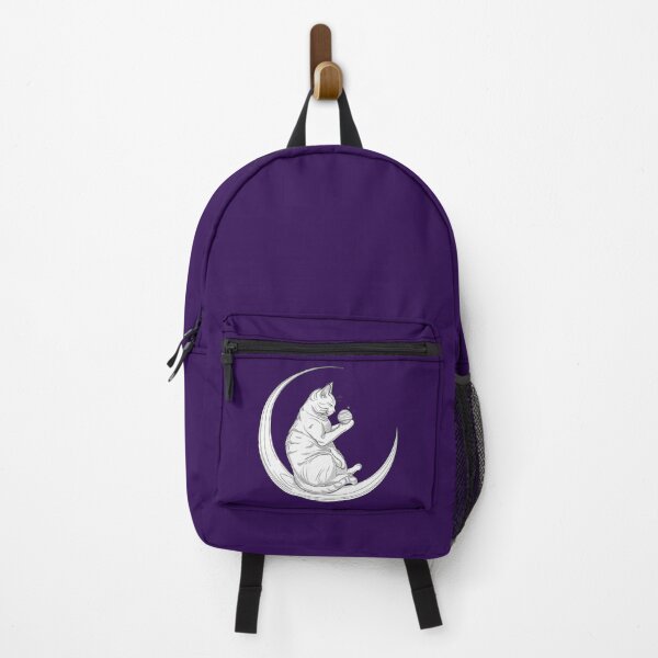 Item preview, Space Cat Holding Planet on the Moon designed and sold by Bambooartist.