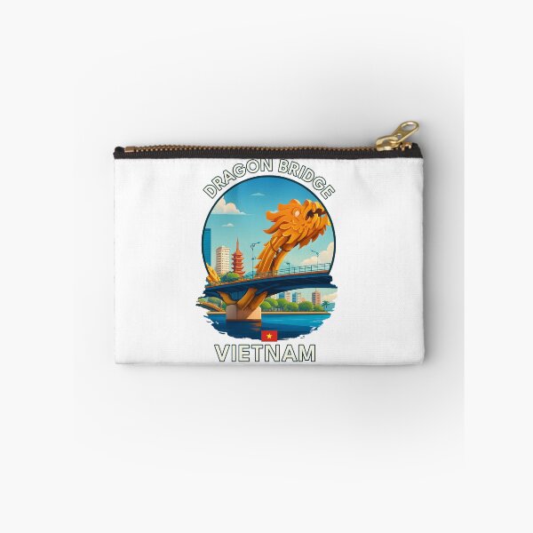 Item preview, Dragon Bridge Da Nang Vietnam - Iconic Asia Landmark Travel vacation destination souvenir art  designed and sold by inkNext.