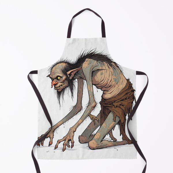 Item preview, Scary Folklore Horror Hobgoblin goblin character illustration designed and sold by Vintage Designs +.