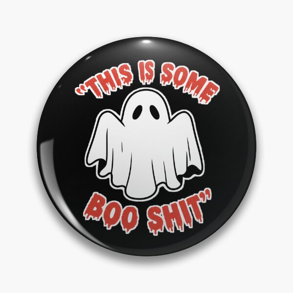 Item preview, Hauntingly Funny Ghost Pun | "This Is Some Boo Sheet" Halloween Sticker & Tee designed and sold by Dynamic-Design.