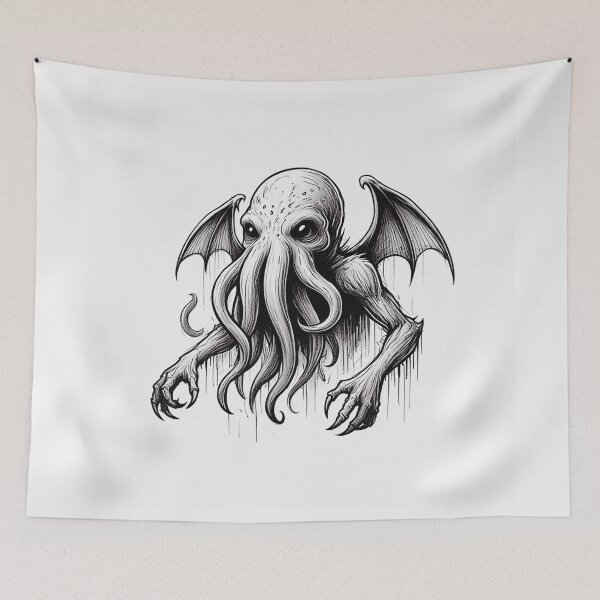 Item preview, Lord Cthulhu lovecraftian God  designed and sold by Vintage Designs +.