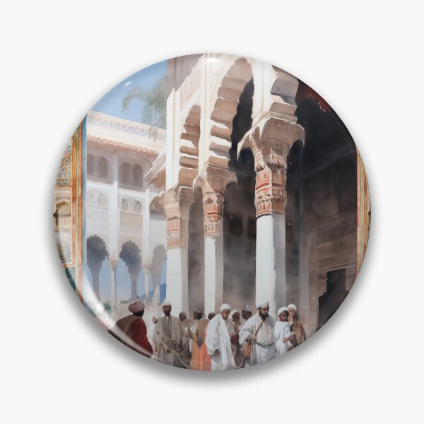 Item preview, Orientalist Courtyard Gathering at Dawn designed and sold by djovan.