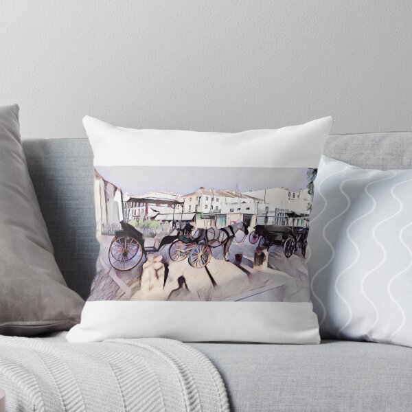 Item preview, Horse Drawn Carriages - Ronda, Spain - Watercolor designed and sold by S-N-Shop.