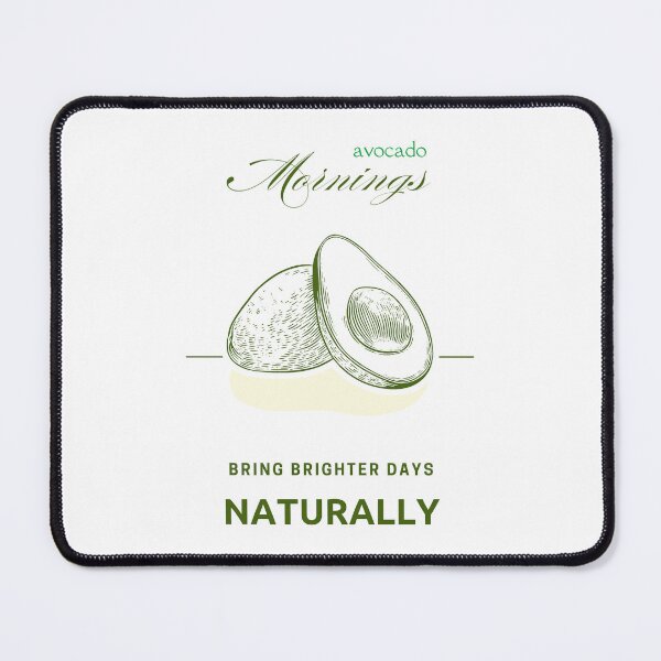 Item preview, Halved Avocado Surrounded by Positive Morning Phrase designed and sold by SplashTastic.