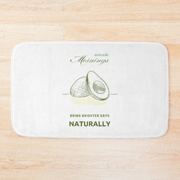 Item preview, Halved Avocado Surrounded by Positive Morning Phrase designed and sold by SplashTastic.