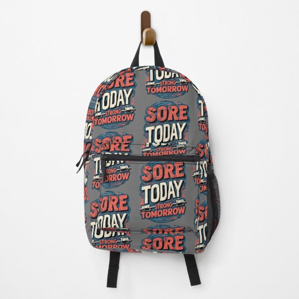 Item preview, Sore Today, Strong Tomorrow – Funny Workout Quote Gym Motivation Design designed and sold by Mintiko2.
