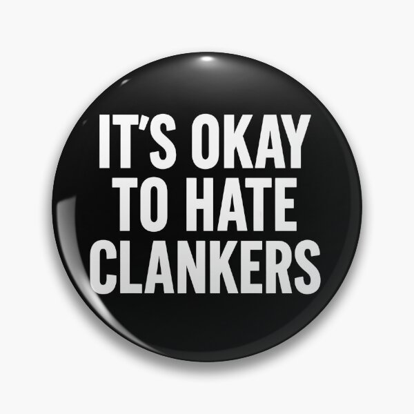 Item preview, It’s Okay to Hate Clankers – Anti-Robot Rebellion Minimalist Design designed and sold by Made By Sutts.