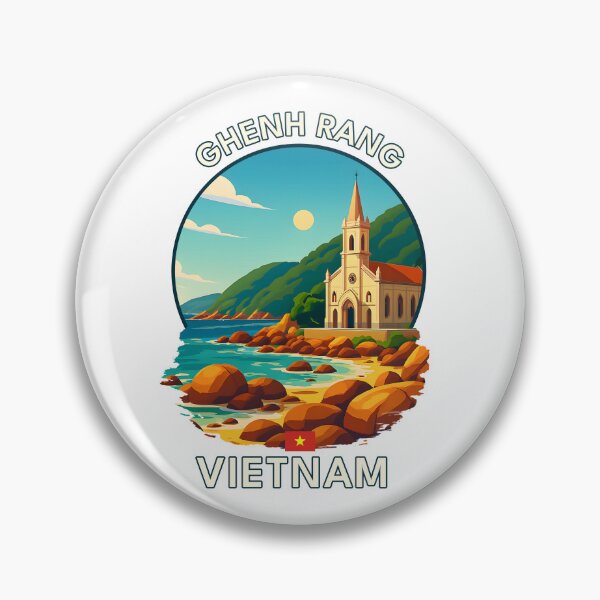 Artikelvorschau, Ghenh Rang Quy Nhon Vietnam - Ikonisches Wahrzeichen Asiens, Urlaubsziel, Souvenirkunst entworfen und verkauft von inkNext.