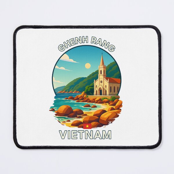 Artikelvorschau, Ghenh Rang Quy Nhon Vietnam - Ikonisches Wahrzeichen Asiens, Urlaubsziel, Souvenirkunst entworfen und verkauft von inkNext.