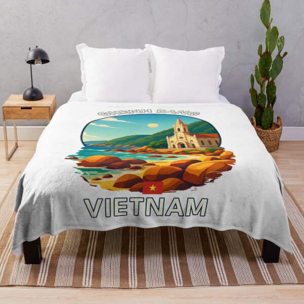 Artikelvorschau, Ghenh Rang Quy Nhon Vietnam - Ikonisches Wahrzeichen Asiens, Urlaubsziel, Souvenirkunst entworfen und verkauft von inkNext.