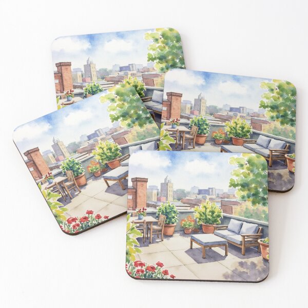 Item preview, Charming Rooftop Garden designed and sold by Mary Spencer.