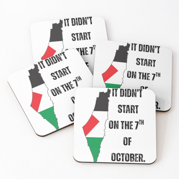 Item preview,  It Didn’t Start on October 7 – Palestine History Awareness Design designed and sold by May's .