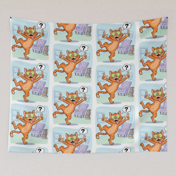 Item preview, Funny Cat | Humorous and Adorable Feline Graphic designed and sold by Tw1nsAIArt.