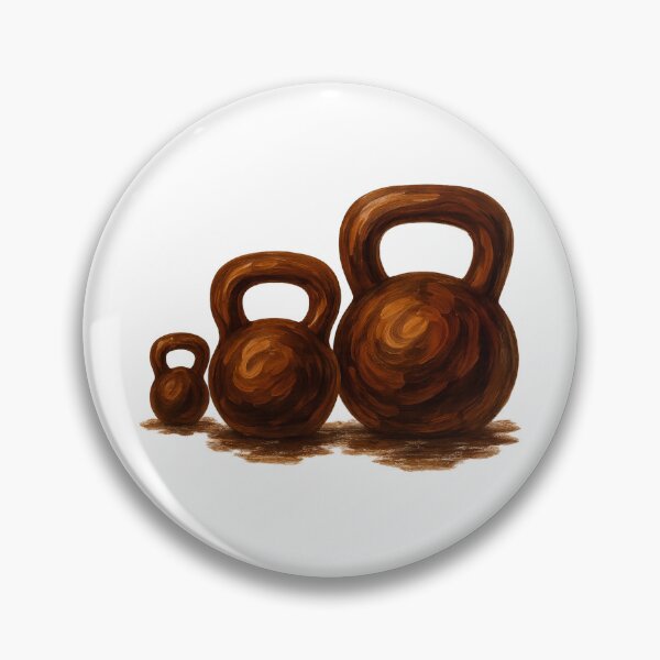 Item preview, Chocolate Kettlebell Patterns designed and sold by LookARTIST.