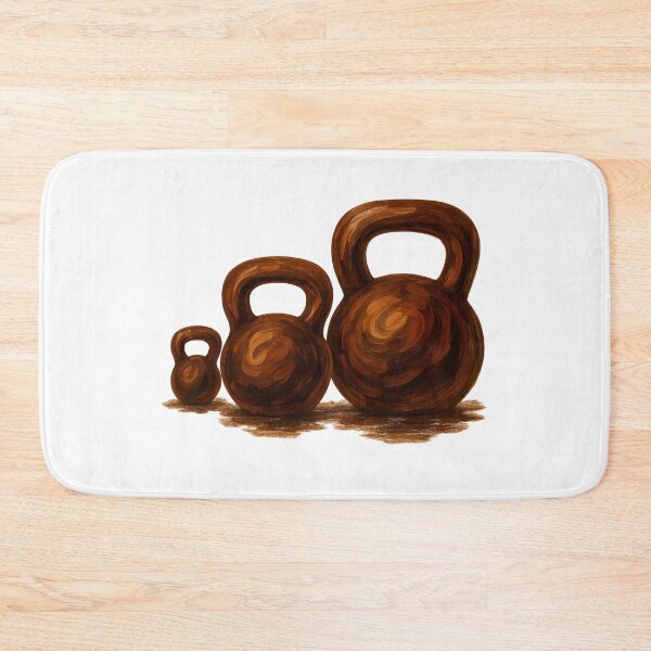 Item preview, Chocolate Kettlebell Patterns designed and sold by LookARTIST.