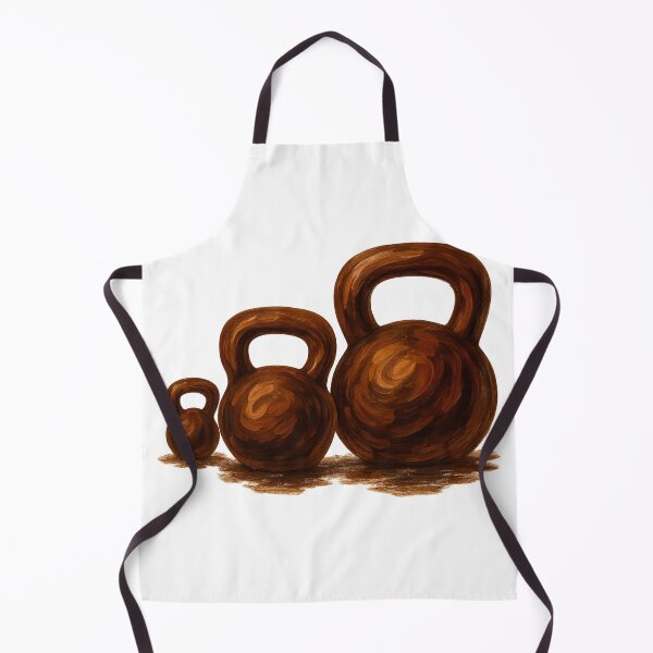 Item preview, Chocolate Kettlebell Patterns designed and sold by LookARTIST.