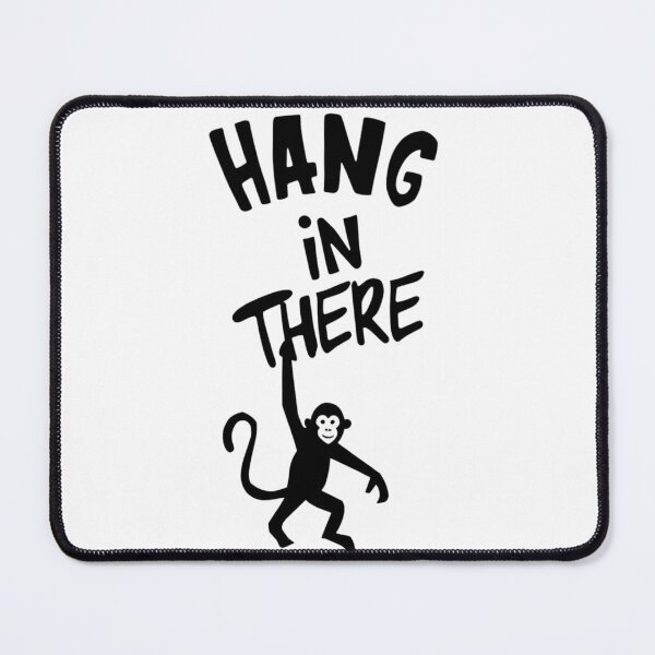 Item preview, Hang in there, primate, monkey, funnyfits70, Humor, Funny, retro, vintages, funny quotes, animal humor, designed and sold by FunnyFits70.