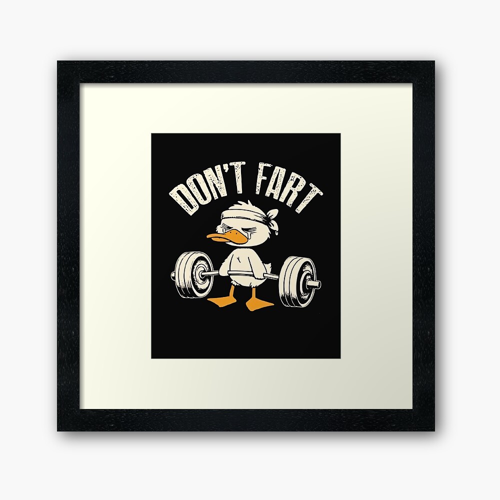 Don't fart gym edition Photographic Print