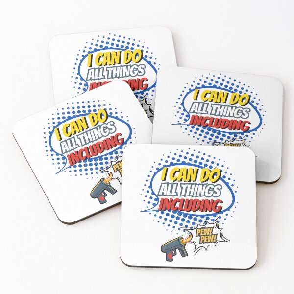 Item preview, I Can Do All Things Including Pew! Pew! designed and sold by GiggleGooods.