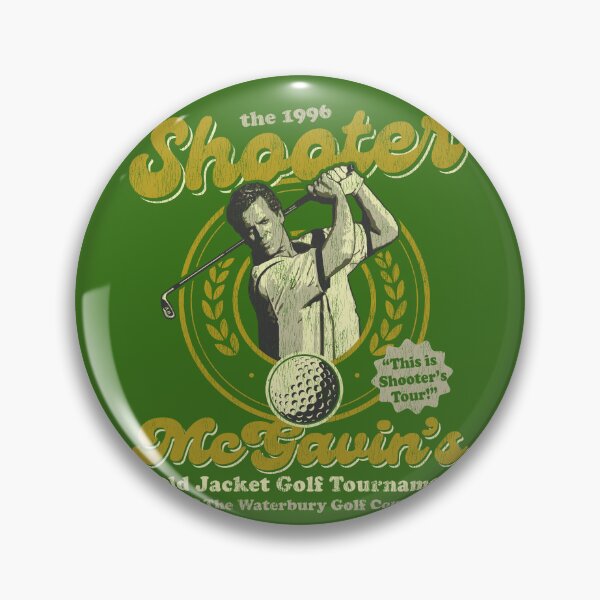Item preview, Vintage Shooter McGavin Gold Jacket Golf Tournament Worn designed and sold by Alema Art.