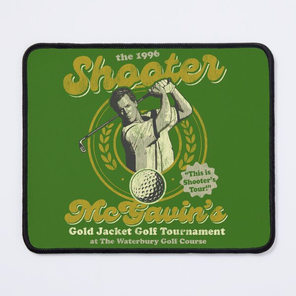 Item preview, Vintage Shooter McGavin Gold Jacket Golf Tournament Worn designed and sold by Alema Art.