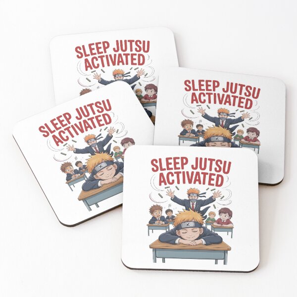 Item preview, Funny Anime Classroom Sleep Jutsu Design designed and sold by MonkiFlipp.