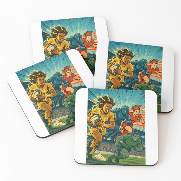 Artikelvorschau, Alternative Superhero Scrum – Comicbuch der Frauen-Rugby-Mannschaft entworfen und verkauft von WhisperFrame.