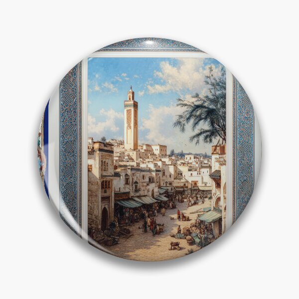 Item preview, Moroccan Market Under Minaret designed and sold by djovan.