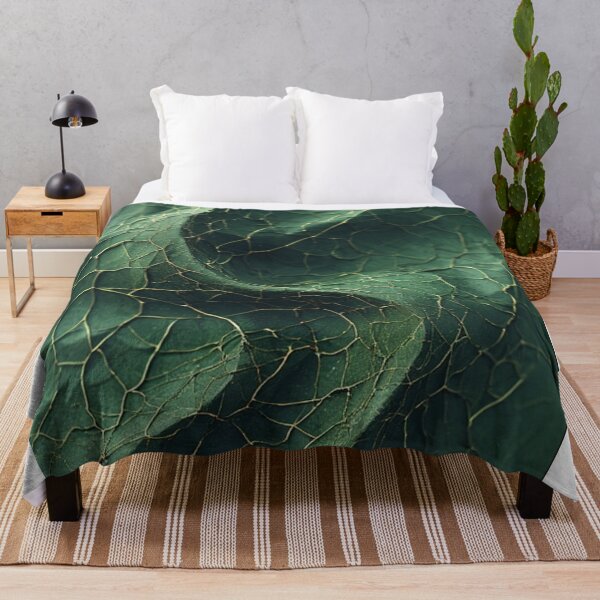 Item preview, Nature’s Cracked Veins: A Detailed Green Leaf designed and sold by Virtuals1.