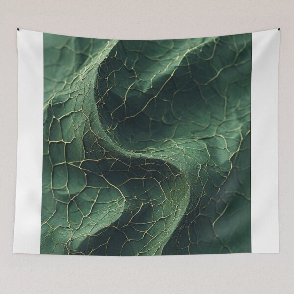 Item preview, Nature’s Cracked Veins: A Detailed Green Leaf designed and sold by Virtuals1.