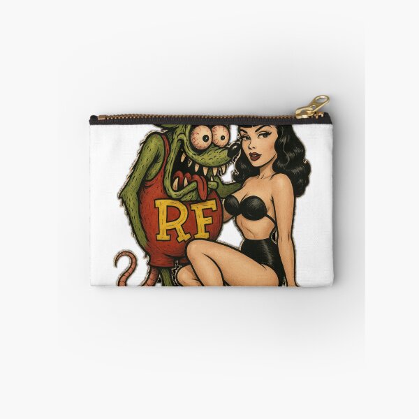 Item preview, Rat Fink and beautiful 50's style pin up designed and sold by hotrodspirit.