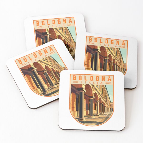 Item preview, Bologna in Emilia-Romagna, Italy Travel Art Badge designed and sold by MaateoDesign.