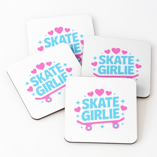 Item preview, Skate Girlie! Pink Skateboard Girl designed and sold by PMCreative.