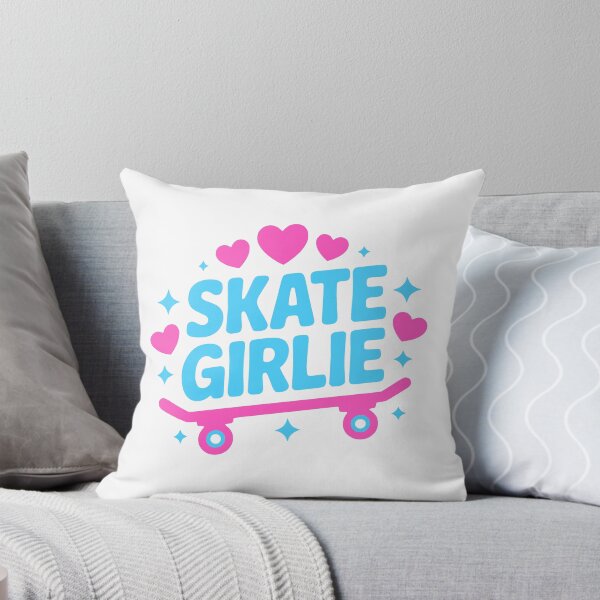 Item preview, Skate Girlie! Pink Skateboard Girl designed and sold by PMCreative.
