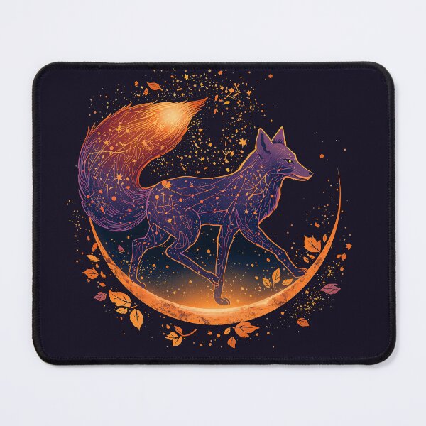 Item preview, Celestial Constellation Fox – Cosmic Autumn Moon Art designed and sold by CreativeVisionsHub.