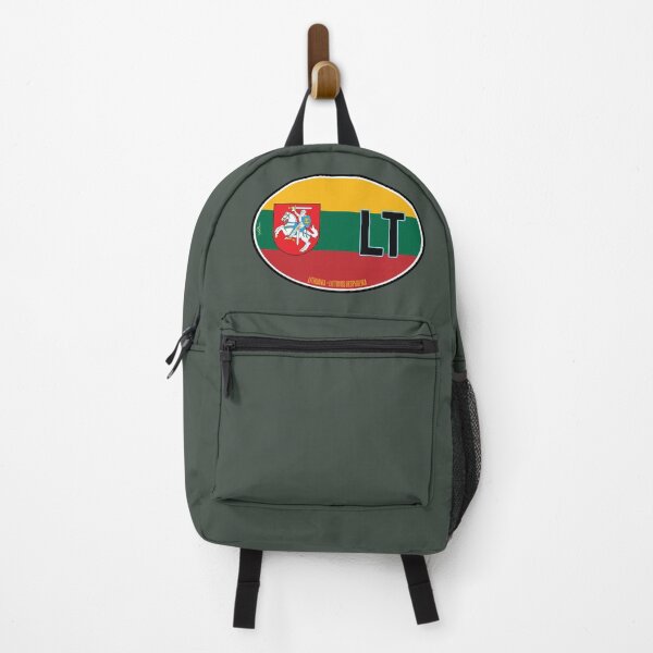 Item preview, LITHUANIA Lithuanian Flag Oval Vehicle ID Sticker T-Shirt 01 designed and sold by OuterShellUK.