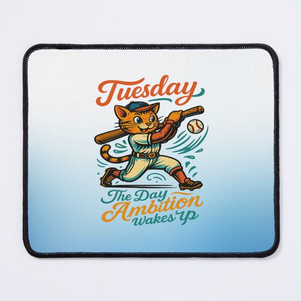 Item preview, Tuesday the Day Ambition Wakes Up | Graphic Crewneck Tuesday Tshirt designed and sold by skkyfaithArtz.