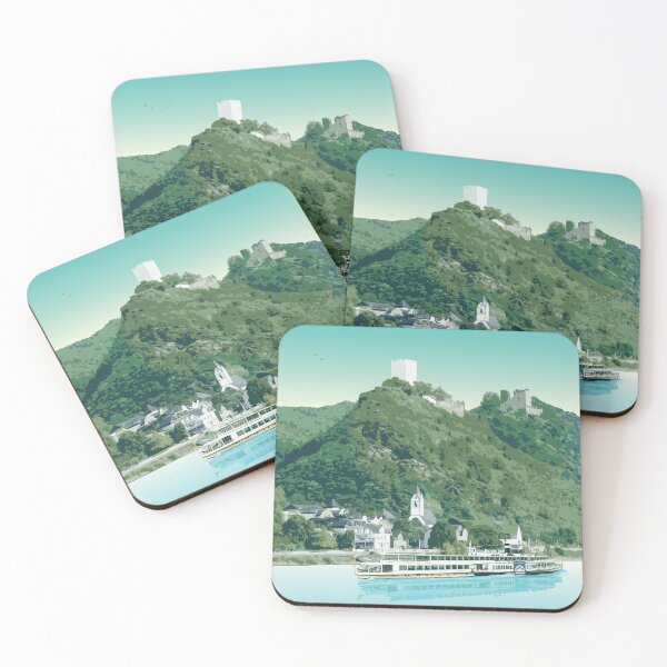 Item preview, The Castles “Sterrenberg” and “Liebenstein” in the UNESCO World Heritage Site "Upper Middle Rhine Valley” designed and sold by The Rhine in my suitcase.