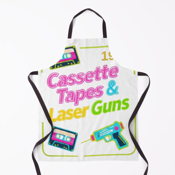 Item preview, Cassette Tapes & Laser Guns – Neon 90s Arcade Style designed and sold by NaMieSz.