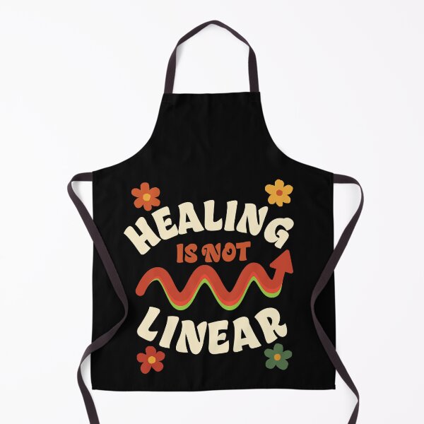 Item preview, Healing Is Not Linear" Retro Groovy T-Shirt Embrace the journey of healing with this retro-inspired designed and sold by Koony House and Field.