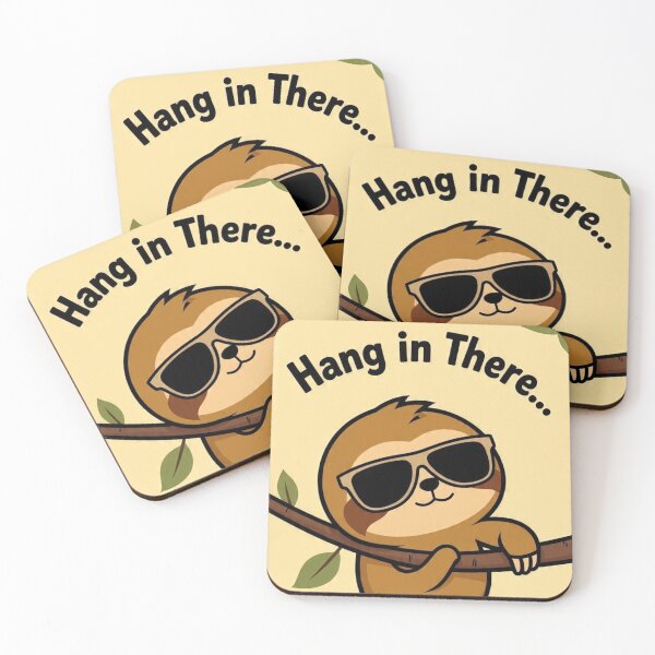 Item preview, Funny Sloth Attitude | Hang in There Or Don’t Sticker designed and sold by Esterlane.