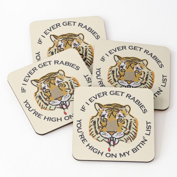 Item preview, If I Ever Get Rabies, You're High On My Bitin' List designed and sold by ellenhenry.